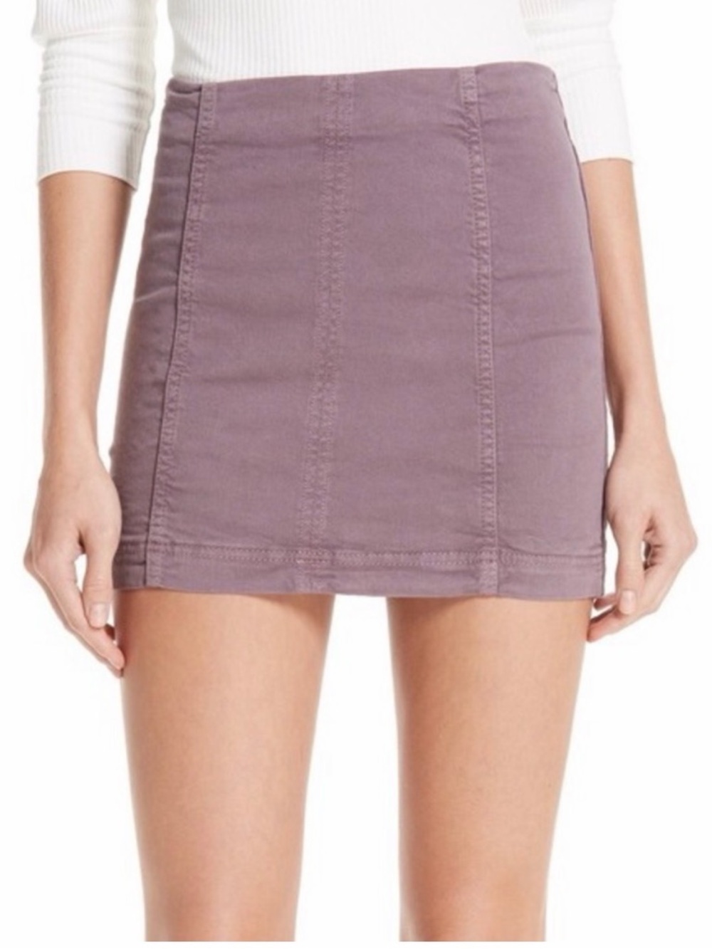 Free People Mauve Mini Skirt